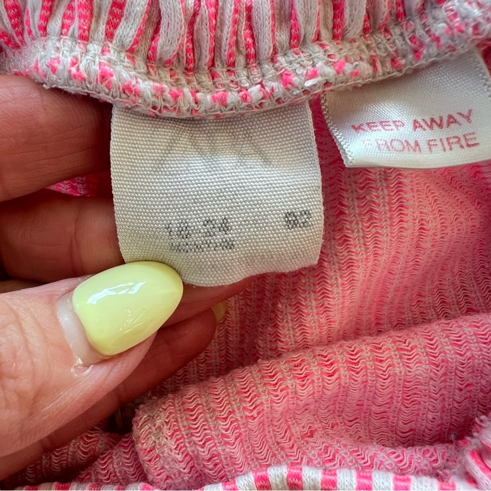 ZARA BABY Striped Hot Pink Shorts 18-24m - Picture 4 of 4